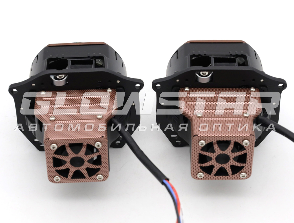 Билед модули Aozoom X7 (прямоугольные) 3.0 дюйма, 2 чипа, 5500K, 12V, 55W/63W, крепление 3R (комплект, 2шт)