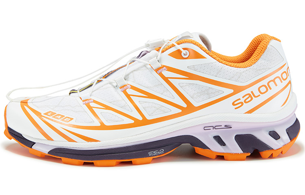 SALOMON X KOLON SPORT Running Shoes Unisex Low top Orange/Purple/White