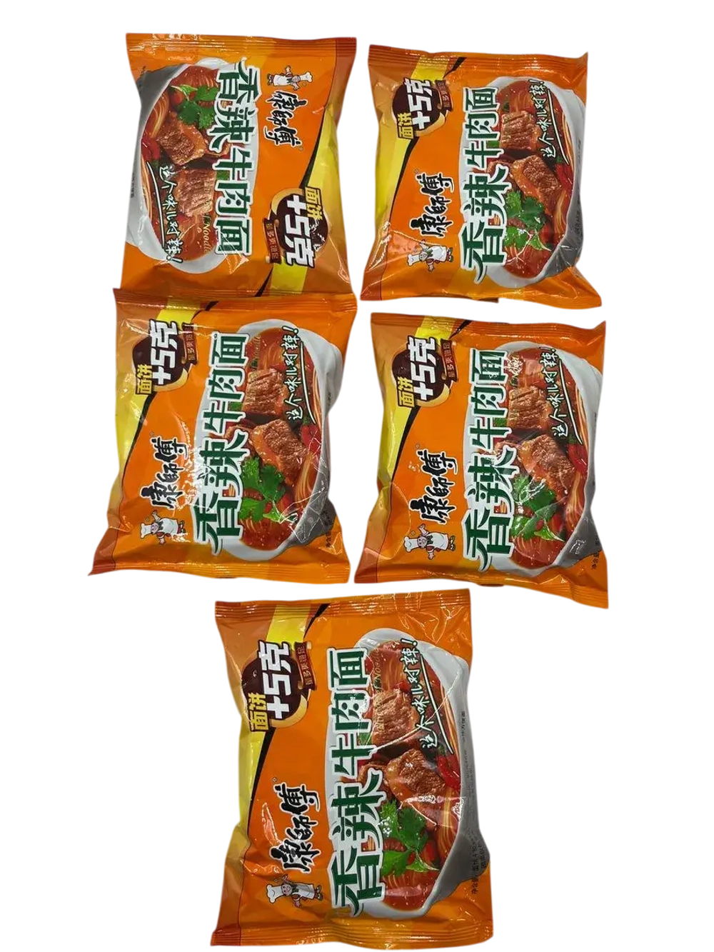 Kang Shi Fu лапша БП со вкусом острой говядины ,5шт