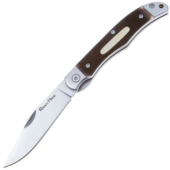 Цена наНож складной Cold Steel Ranch Hand, сталь SK-5, рукоять synthetic horn, черный
