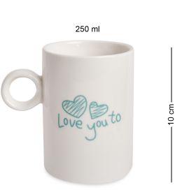GAEM Art MUG-199/2 Набор кружек из 2-х «История любви»