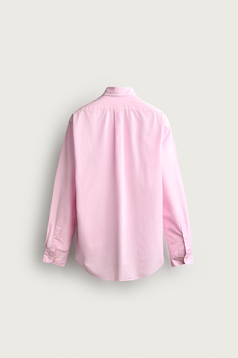 РУБАШКА ИЗ ХЛОПКА КЛАССИЧЕСКОГО КРОЯ — ZARA