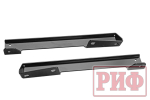 Бампер задний Toyota Tundra 2007-09.2013 с площадкой под лебёдку,квадратом под фаркоп и фонарями РИФ
