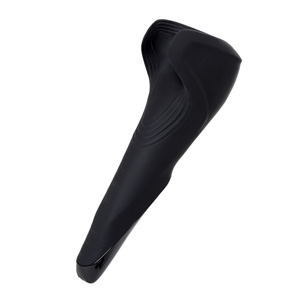 Чёрный нереалистичный мастурбатор с вибрацией Satisfyer Men Wand