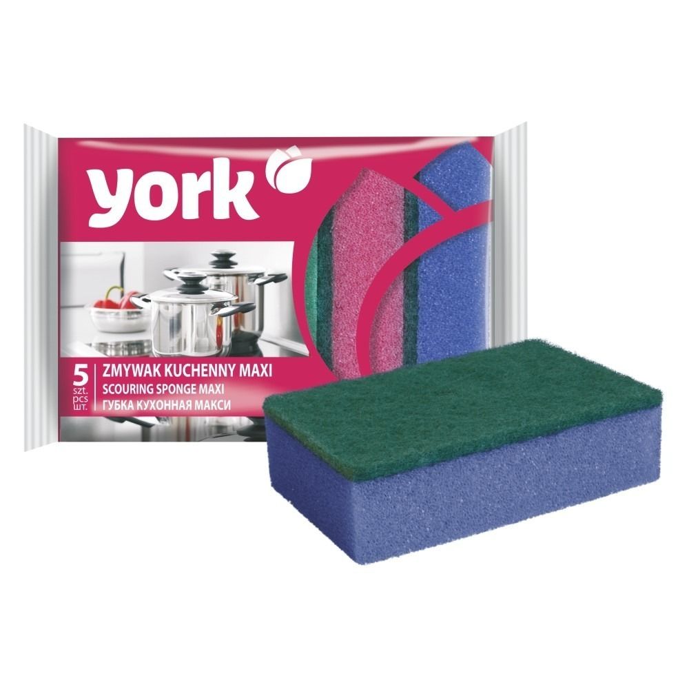 YORAH Кухонные губки универсальные MAXI 5 шт
