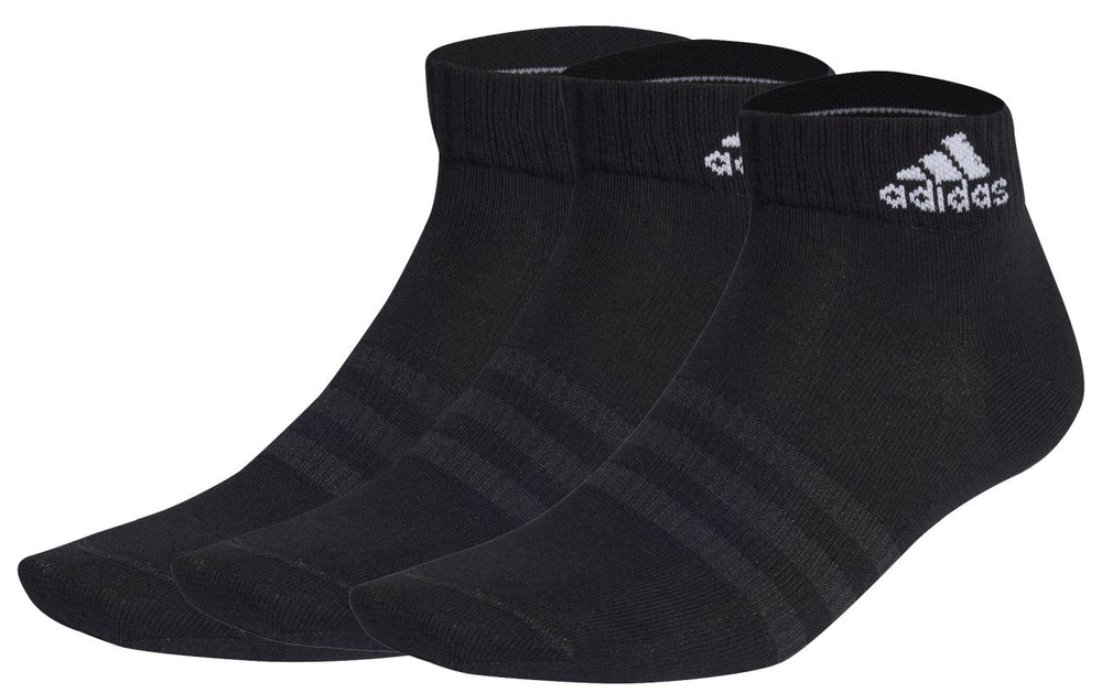Теннисные носки Adidas Thin And Light Ankle Socks 3P - черный