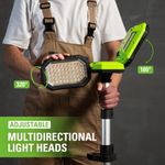 Мачта осветительная аккумуляторная Greenworks GPT-STL Арт.3503207, 24V /110-240V, 3000 лм, без АКБ и ЗУ