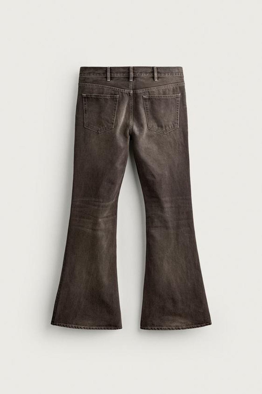 ZARA ДЖИНСЫ FLARE FIT, КОРИЧНЕВЫЙ