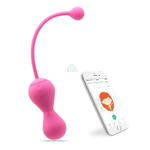 Подарочный набор: розовый тренажер Кегеля MAGIC KEGEL MASTER 2 и фиолетовые менструальные чаши (Цвет: фиолетовый с розовым)