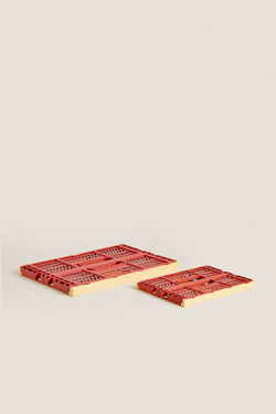 ZARA HOME СКЛАДНАЯ КОРОБКА, ЦВЕТ КОЖИ