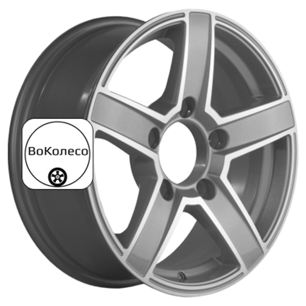 6,5x16/5x139,7 ET35 D98,5 KHW1614 (Niva 4x4 Bronto) F-Silver-FP Khomen Wheels