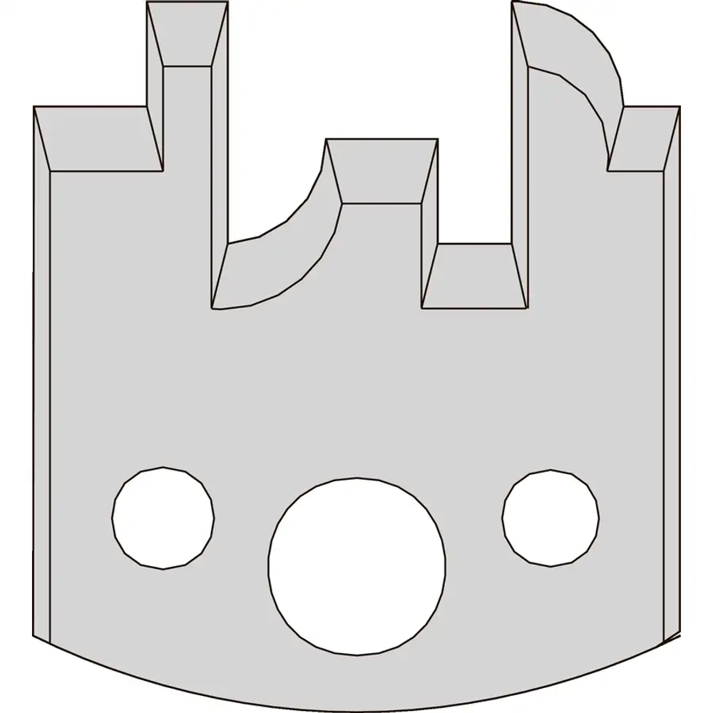 Комплект фрезы насадной F=30 D=100 7 ножей SP +7 огранич. CMT 693.013.01