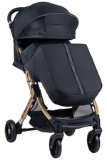 Kоляска детская прогулочная Farfello Comfy Go Comfort (Rose Gold Black/Чёрное Золото CG-401)