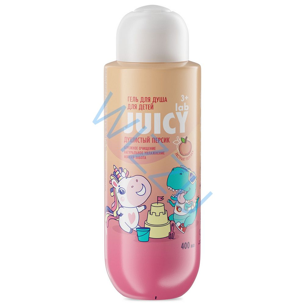 SPLAT Juicy Lab Детский гель для душа Душистый Персик 400мл