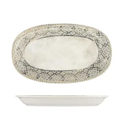 Блюдо овальное 29*17,5 см h3,2 см Rug By Bone Innovation [bb] [6]
