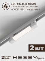 Комплект трековый Hesby Lighting No1 однофазная накладная Skylite HSBL_kompl_S001_NI1W4K