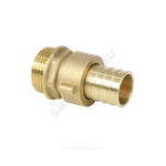 Переходник штуцерный латунь разъемный для шланга Дн 40х1 1/2" НР 9104 Aquasfera 9104-06