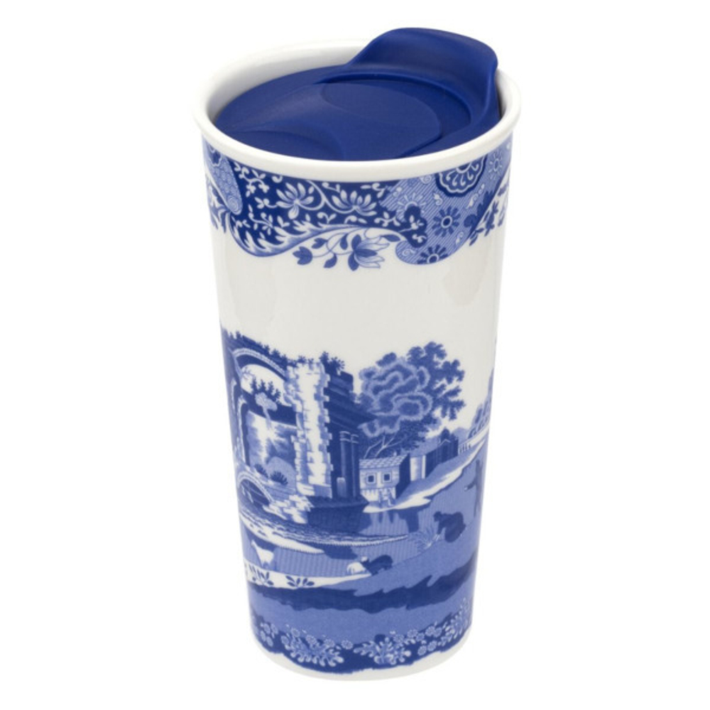 Термокружка 350мл Spode Голубая Италия