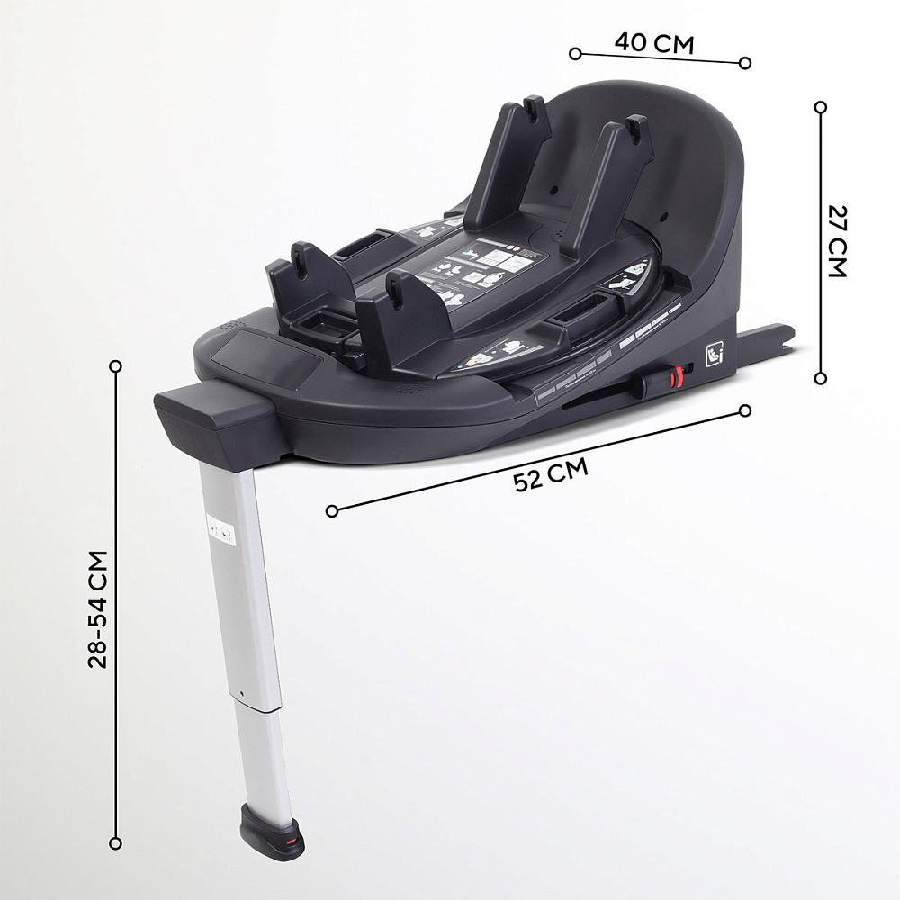 Детская коляска Rant Flex Therm Soft 4 в 1 с автокреслом Miro Black и база Forest Green
