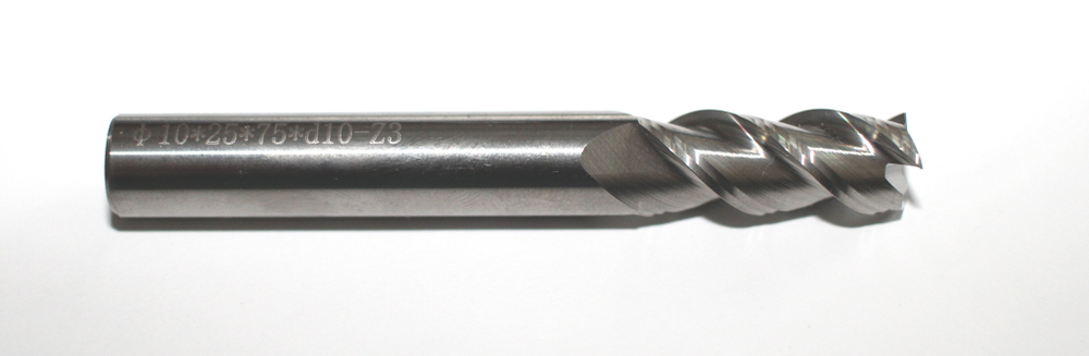 Фреза концевая тв.спл. SA AL φ10×25×75×d10-Z3 Aluminum