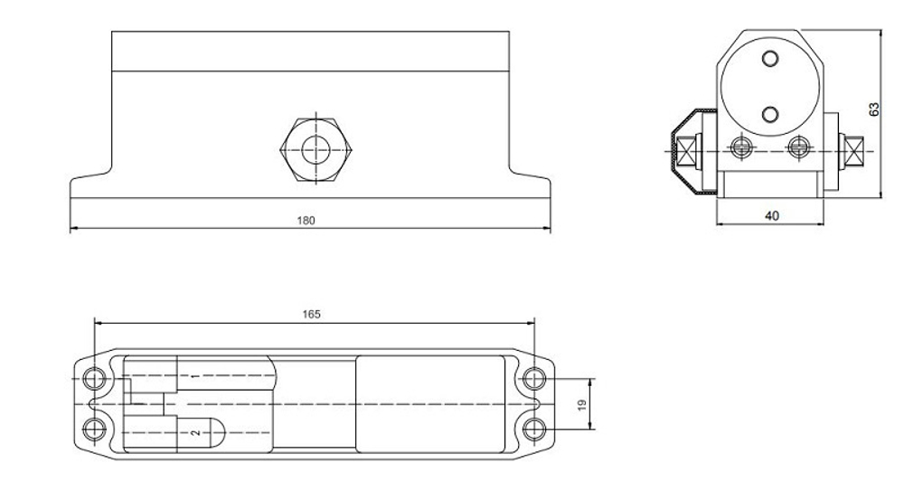 Доводчик Апекс DC-20.4/1050/085-А2-SL до 85кг, 165откр, серый