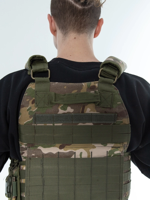 Жилет тактический Assault molle мультикам