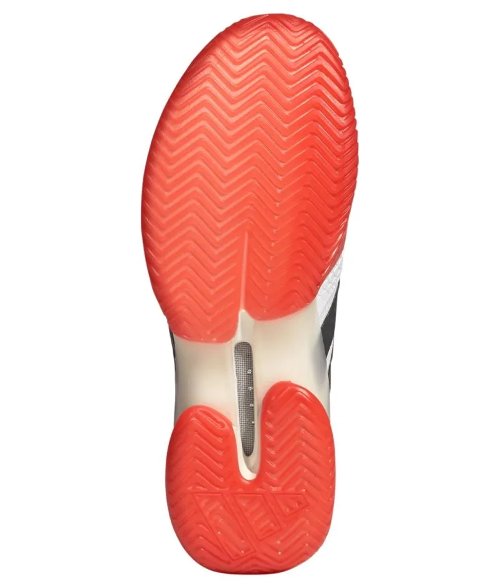 Мужские кроссовки теннисные Adidas Barricade 14 M - cloud white/carbon/wonder white