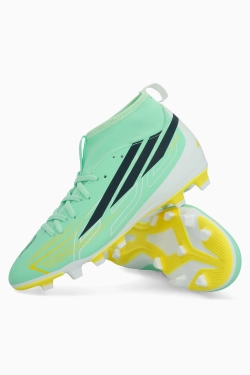 Бутсы adidas F50 Club Hyperfast Mid FG/MG Junior - бирюзовый