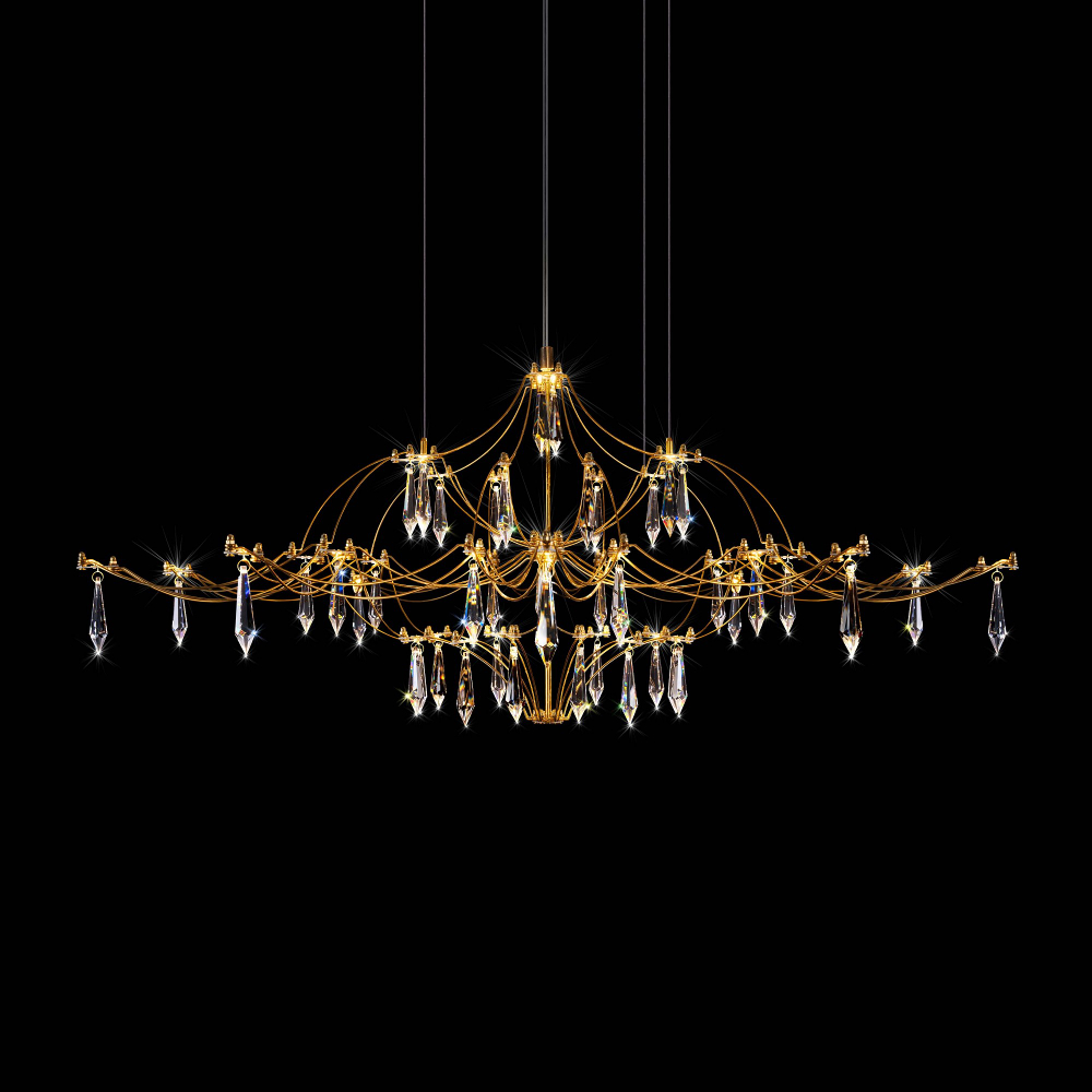 Подвесная люстра Loft it Mira 10587/1000 Gold Asfour