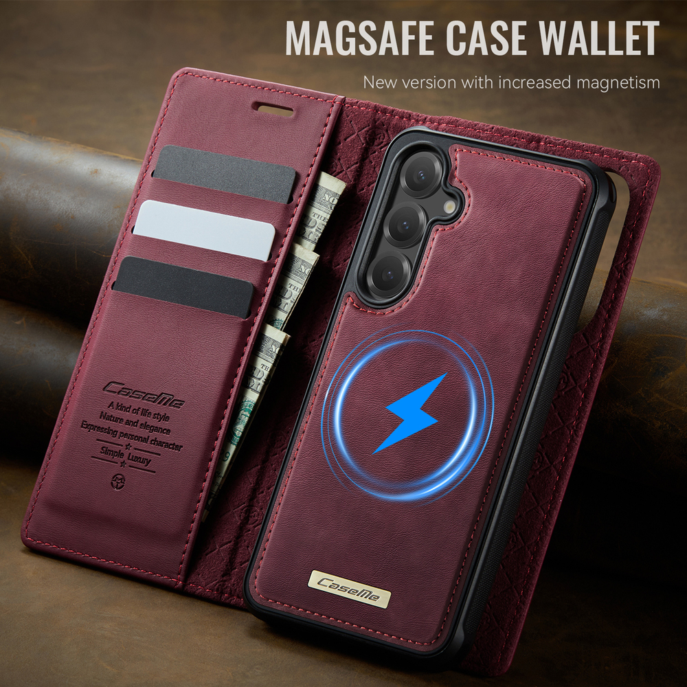 Чехол-кошелек CaseMe 2 in 1 MagSafe Samsung Galaxy S25