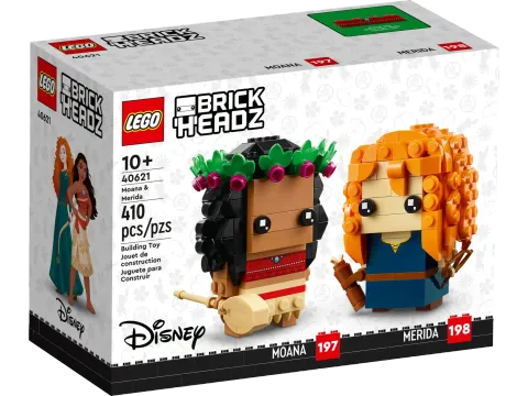 Конструктор LEGO BrickHeadz 40621 Моана и Мерида
