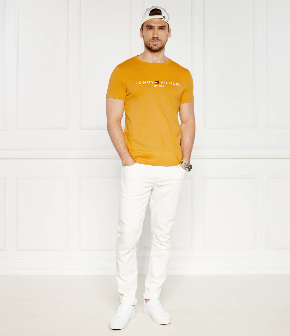 Футболка Tommy Hilfiger - горчичный(MW0MW11797)