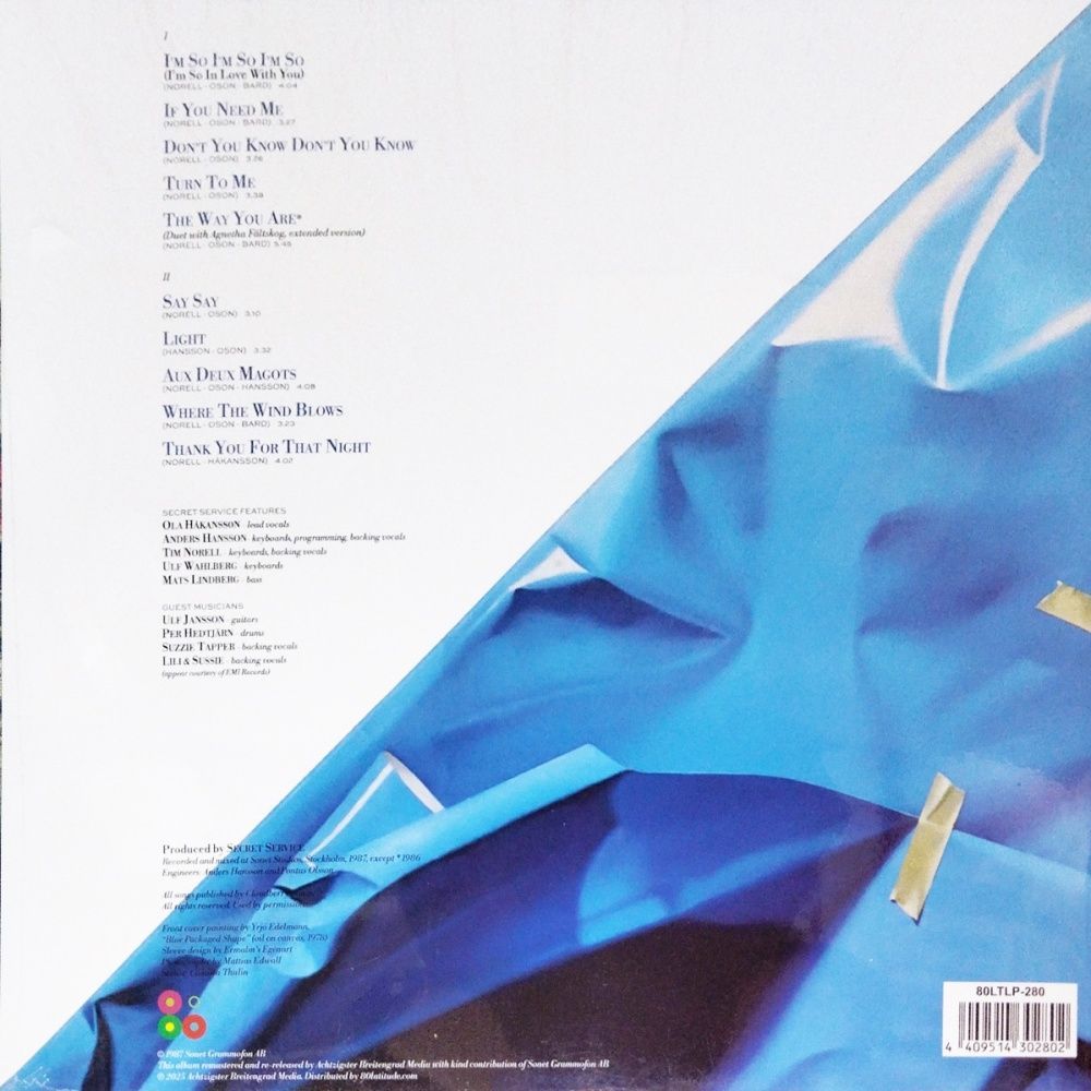 Secret Service - Aux Deux Magots (LP, Album) Новая запечатанная виниловая пластинка + ПОДАРОК