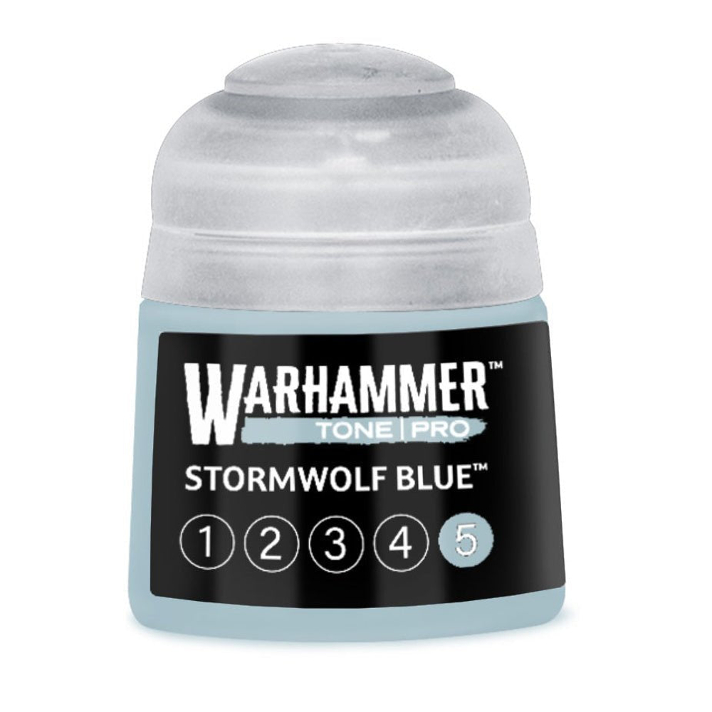 Набор красок Stormwolf Blue — Warhammer Tone Pro, 5 × 12 мл (ПРЕДЗАКАЗ)