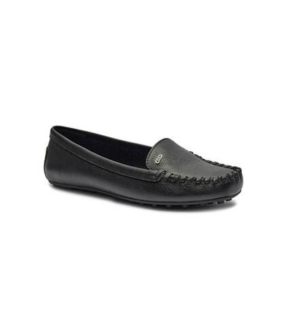 Кожаные мокасины eve moc Michael Kors - черный(40T4EVFR1L)