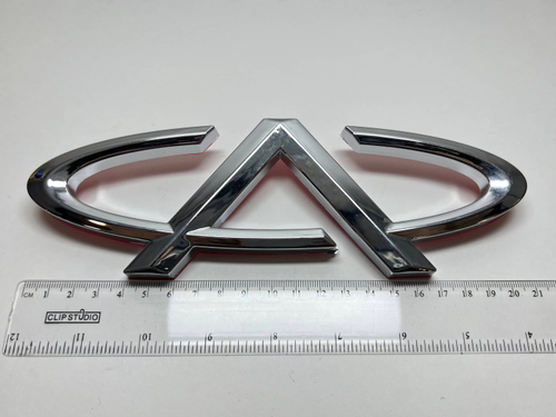 Логотип (шильдик, надпись, эмблема) "Chery" 21 см для крышки багажника / решетки радиатора / капота