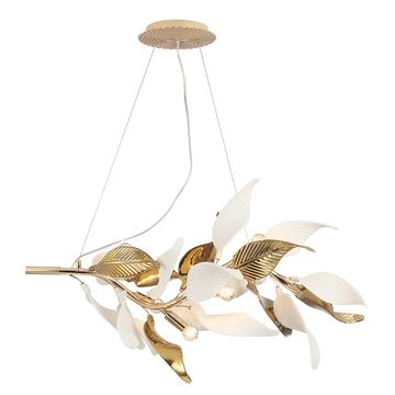 Подвесная люстра Е14 Stefania SP6 золото Crystal Lux