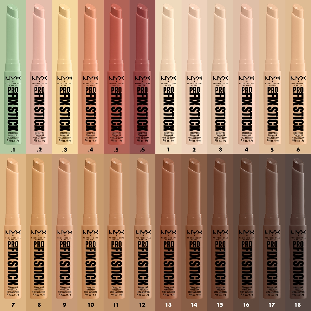 NYX Professional Makeup Pro Fix Stick - Корректор для выравнивания тона кожи оттенок 04 Light, 1 g
