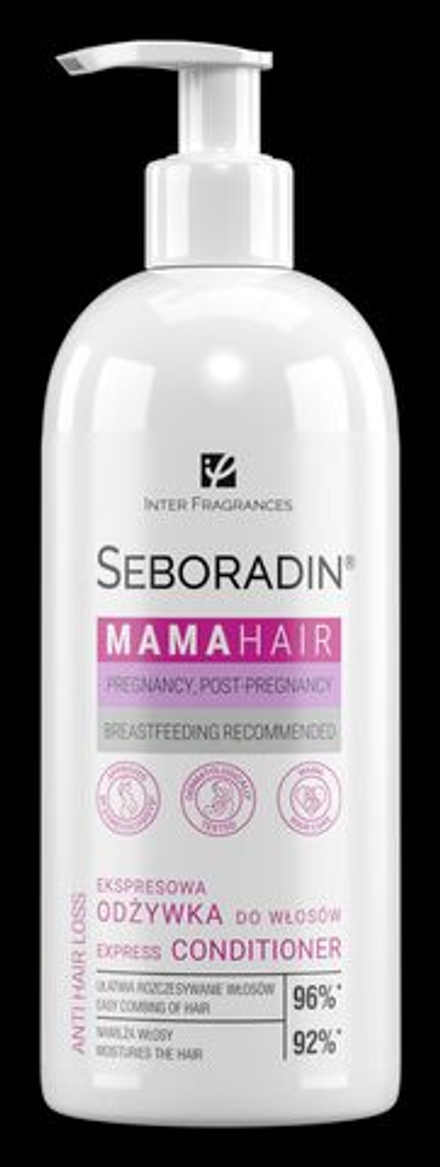 Восстанавливающий экспресс-кондиционер Seboradin MAMA HAIR для беременных и кормящих мам 400 мл