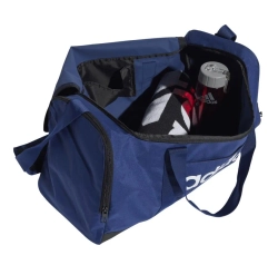 Сумка спортивная Adidas Linear Duffel Medium - dark blue/white