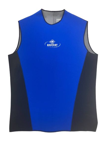 Майка неопреновая Beuchat Vest Titanium с титановым напылением 3 мм синяя