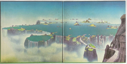 Винтажная виниловая пластинка LP Yes Close To The Edge (Japan 1972) (No Obi) The Solid Time Of Change