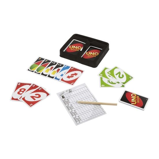 Настольная игра Mattel Uno Deluxe в жестяной коробке