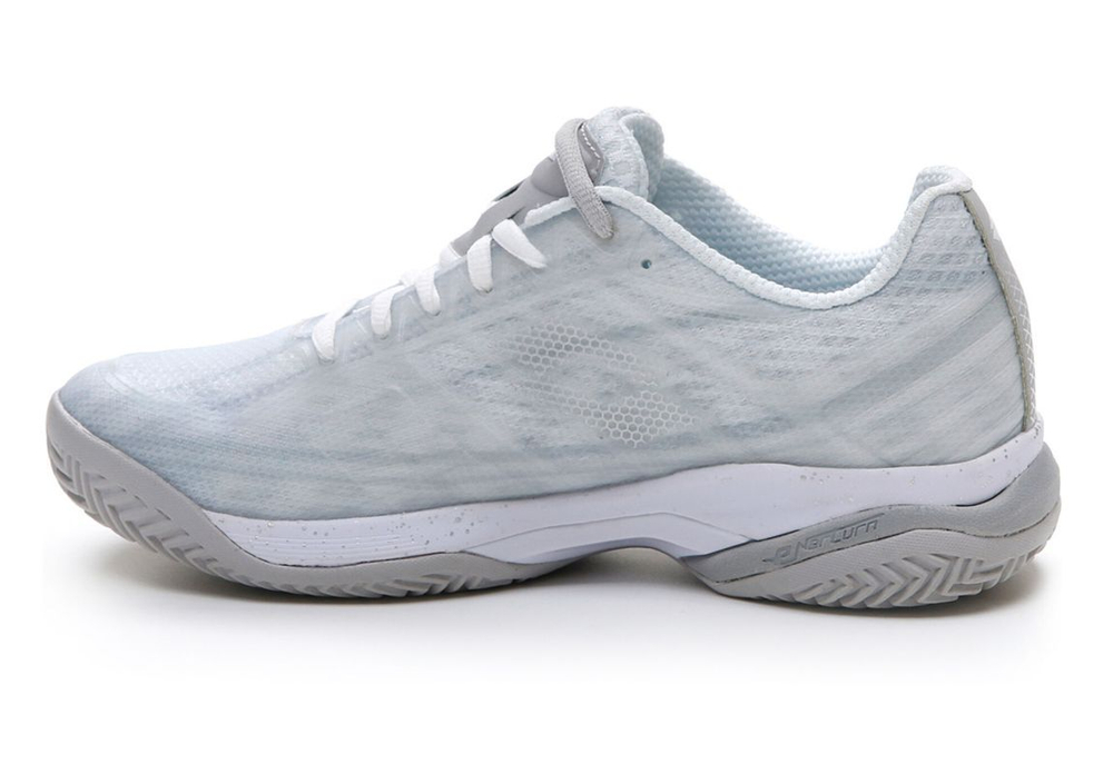 Damskie buty tenisowe Lotto Mirage 300 III Clay W - all white/vapor gray