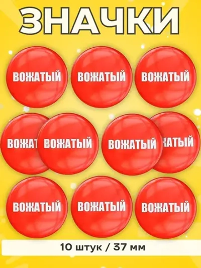 Значок Вожатый 10 шт 37 мм