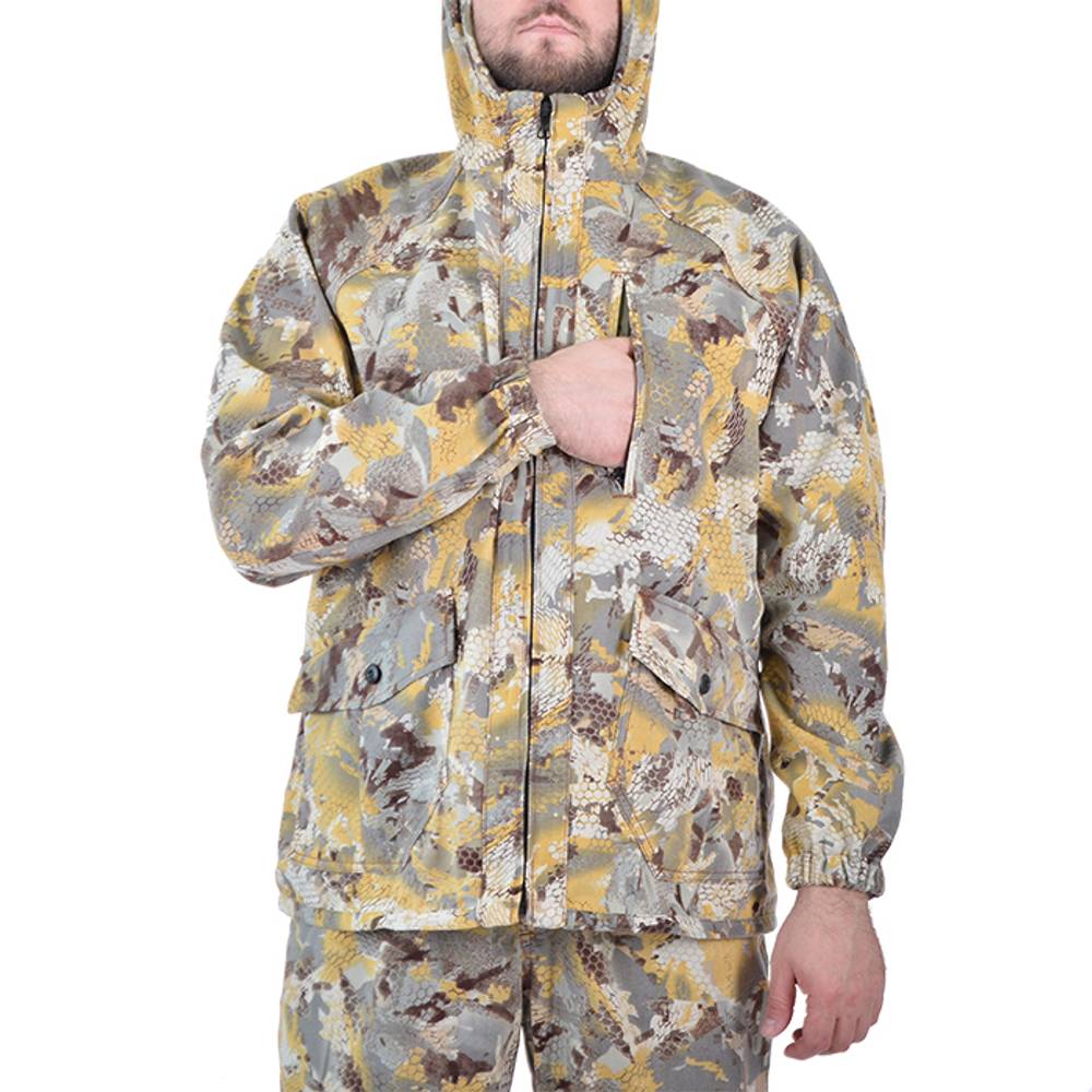 Костюм мужской летний "Кречет", twill, соты серые, ХСН
