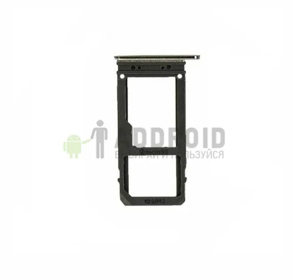 SIM лоток и Micro SD для Samsung Galaxy A5 A520F, A7 2017 A720F черный