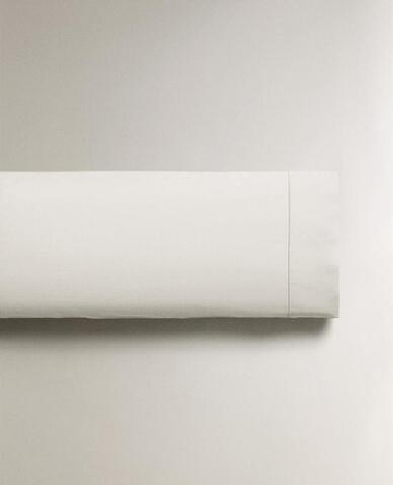 ZARA HOME (300 НИТЕЙ) НАВОЛОЧКА ИЗ ХЛОПКА ПЕРКАЛЬ, БЕЛЫЙ