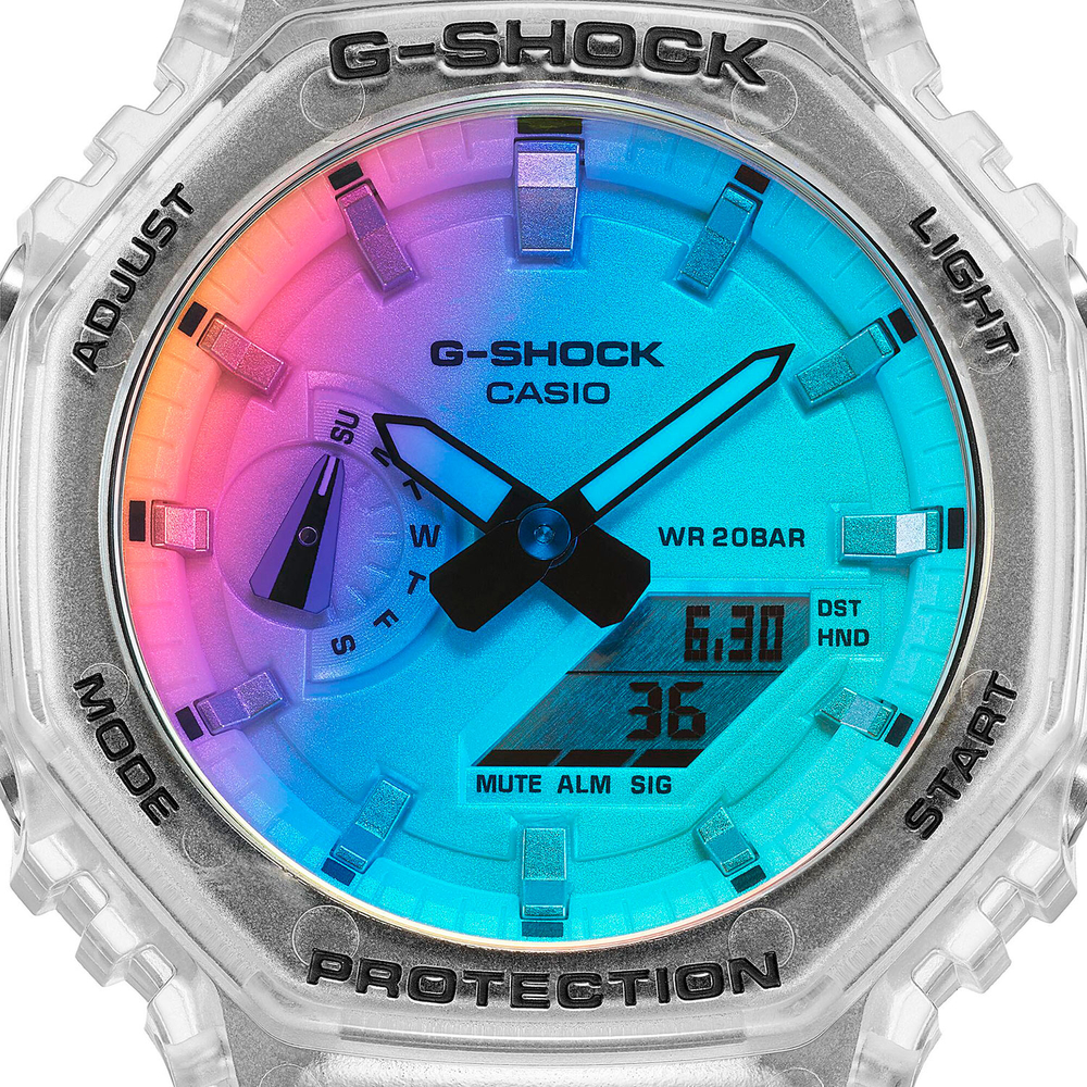 Мужские наручные часы Casio Collection GA-2100SRS-7A