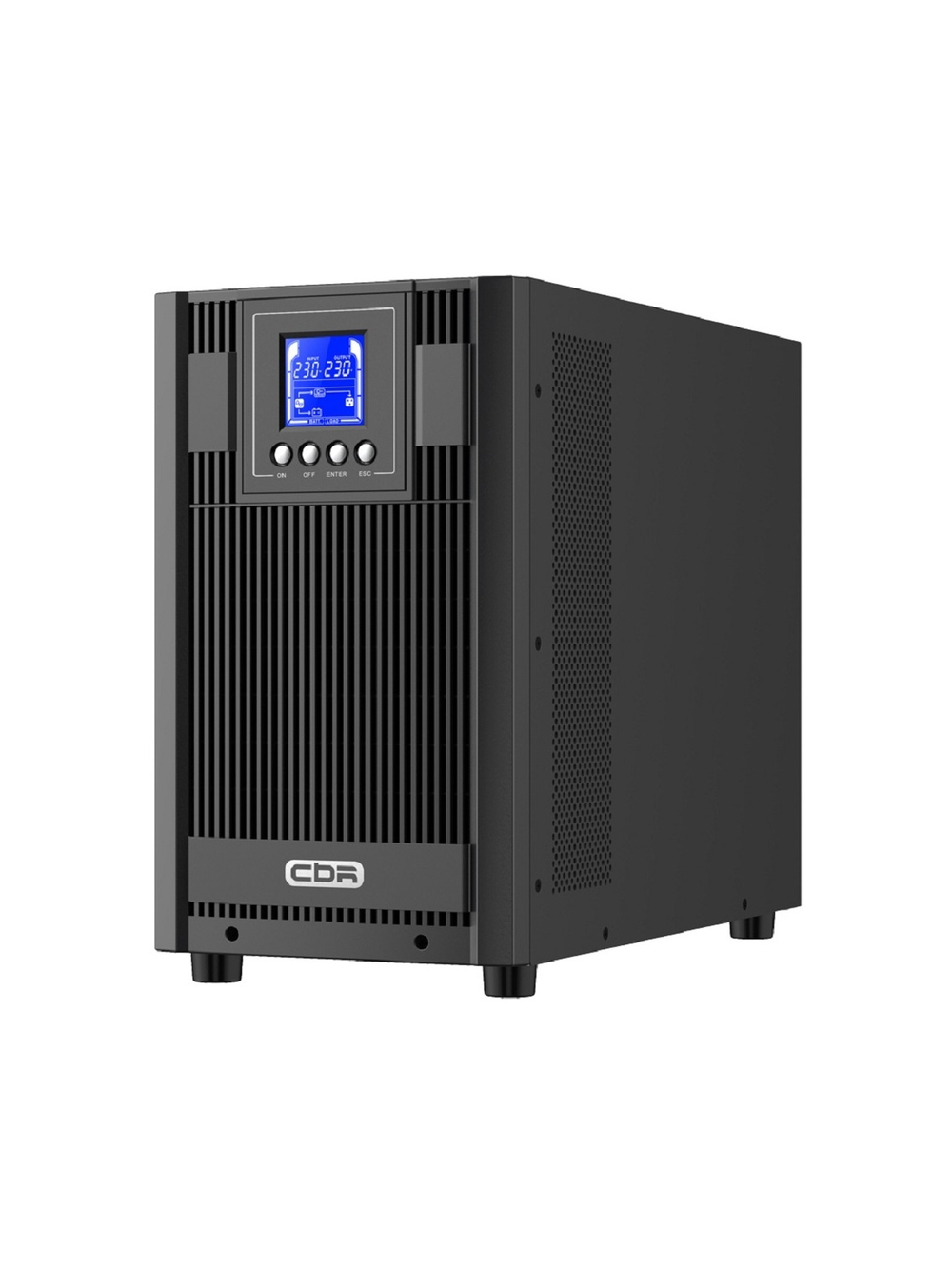 ИБП CBR ESSENCE ESN-3000 [Online 3000 VA / 3000 W, Tower, 4 x EURO + 1 x TB, LCD, HID-USB, RS232, EPO, SNMP slot]